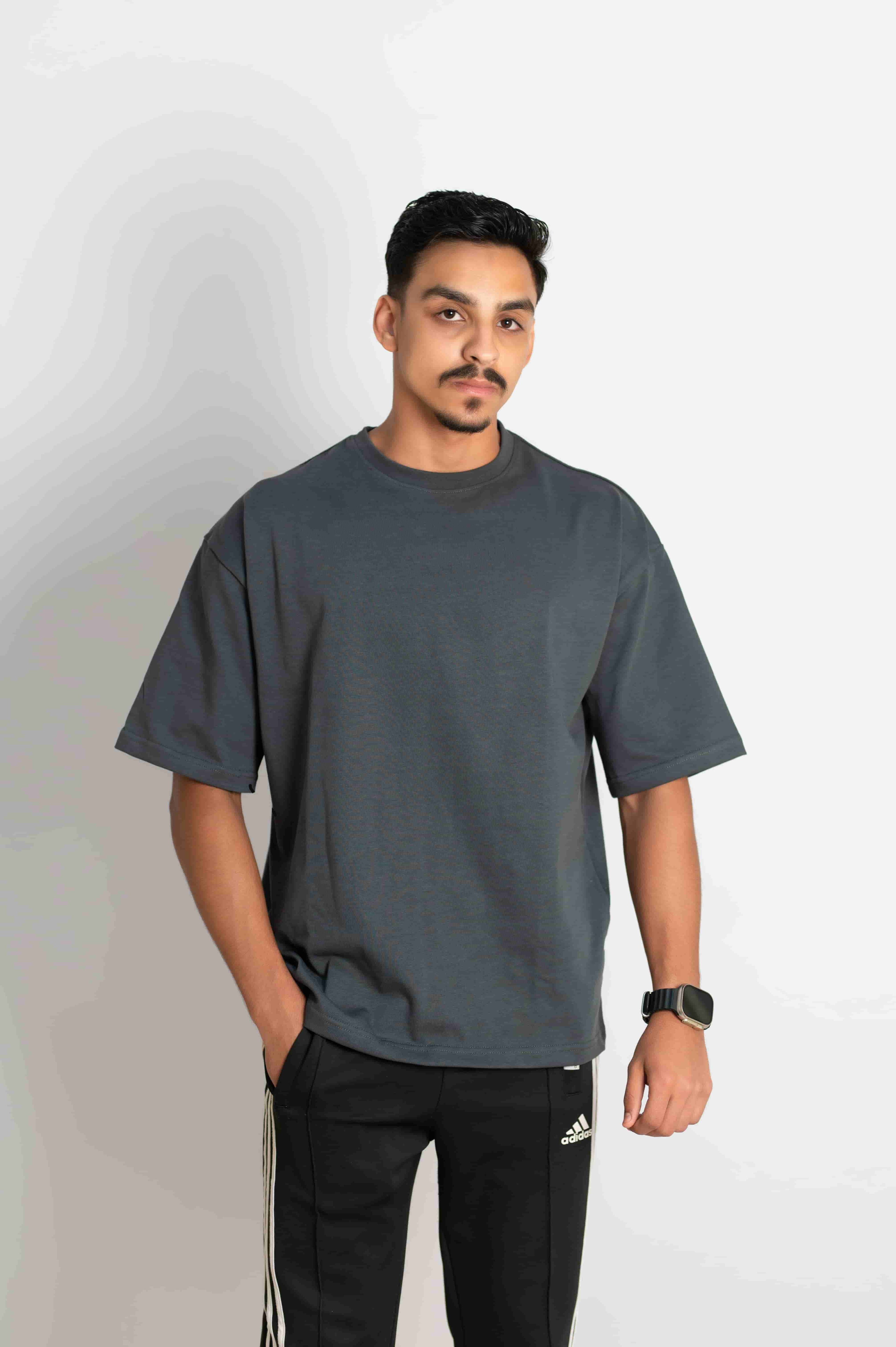 Iron Grey Oversized T-Shirt