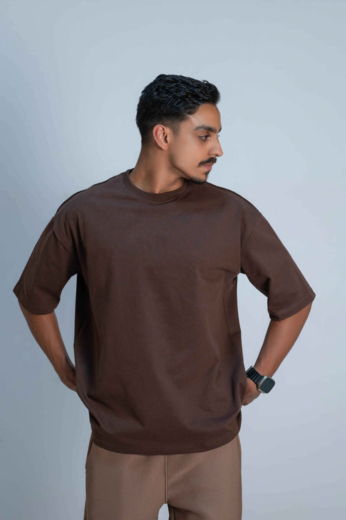 Brown Oversized T-Shirt