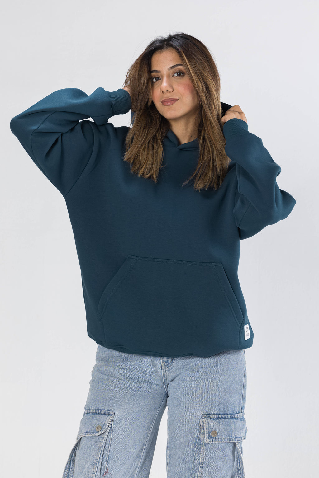 Petrol Oversized Hoodie
