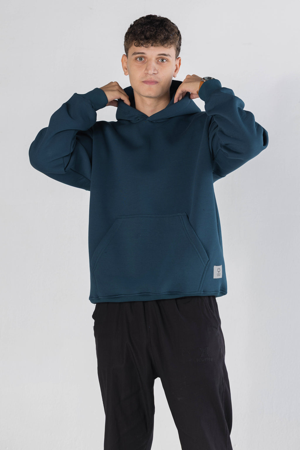 Petrol Oversized Hoodie