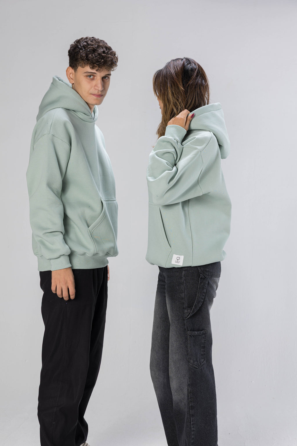 Mint Green Oversized Hoodie
