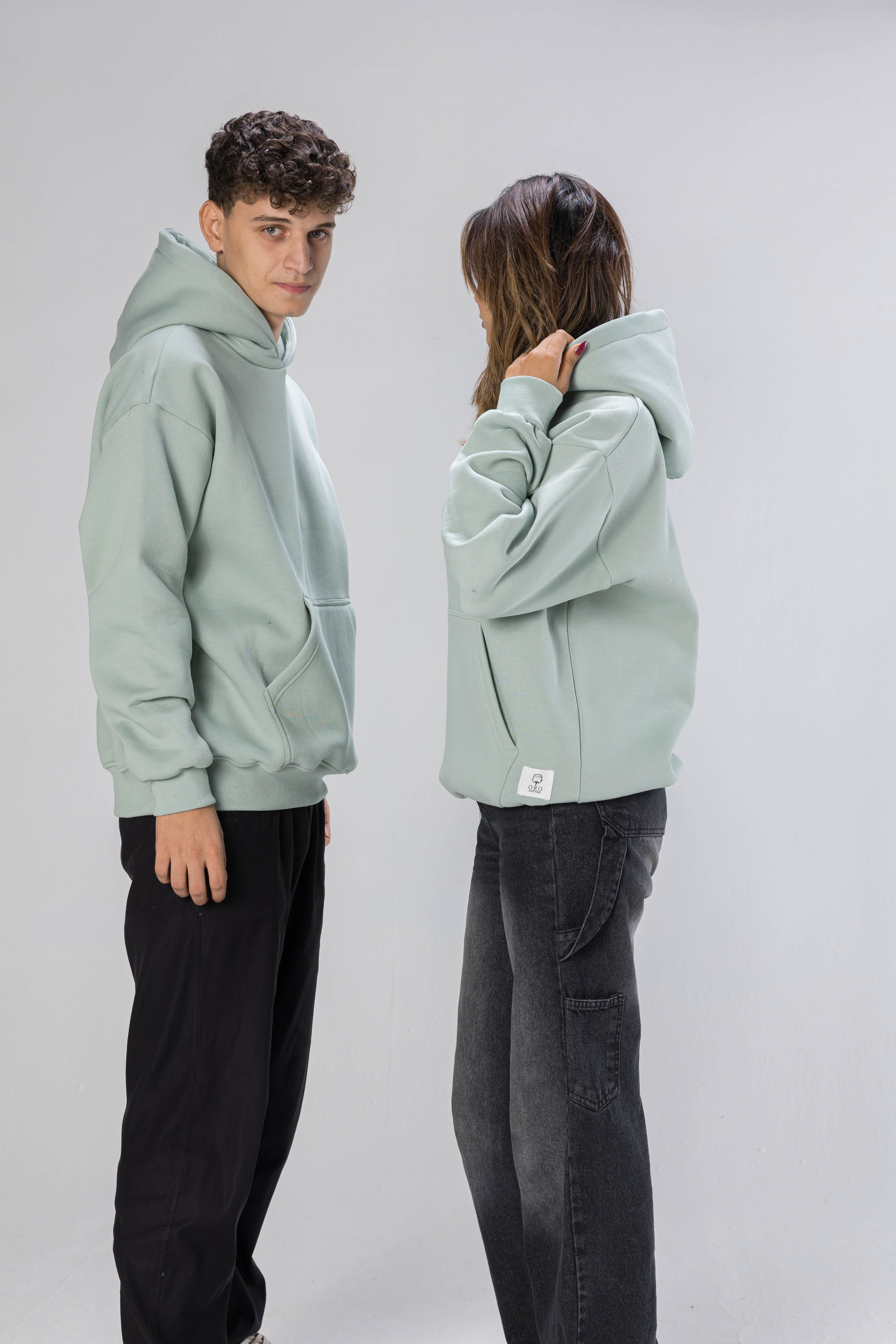 Mint Green Oversized Hoodie