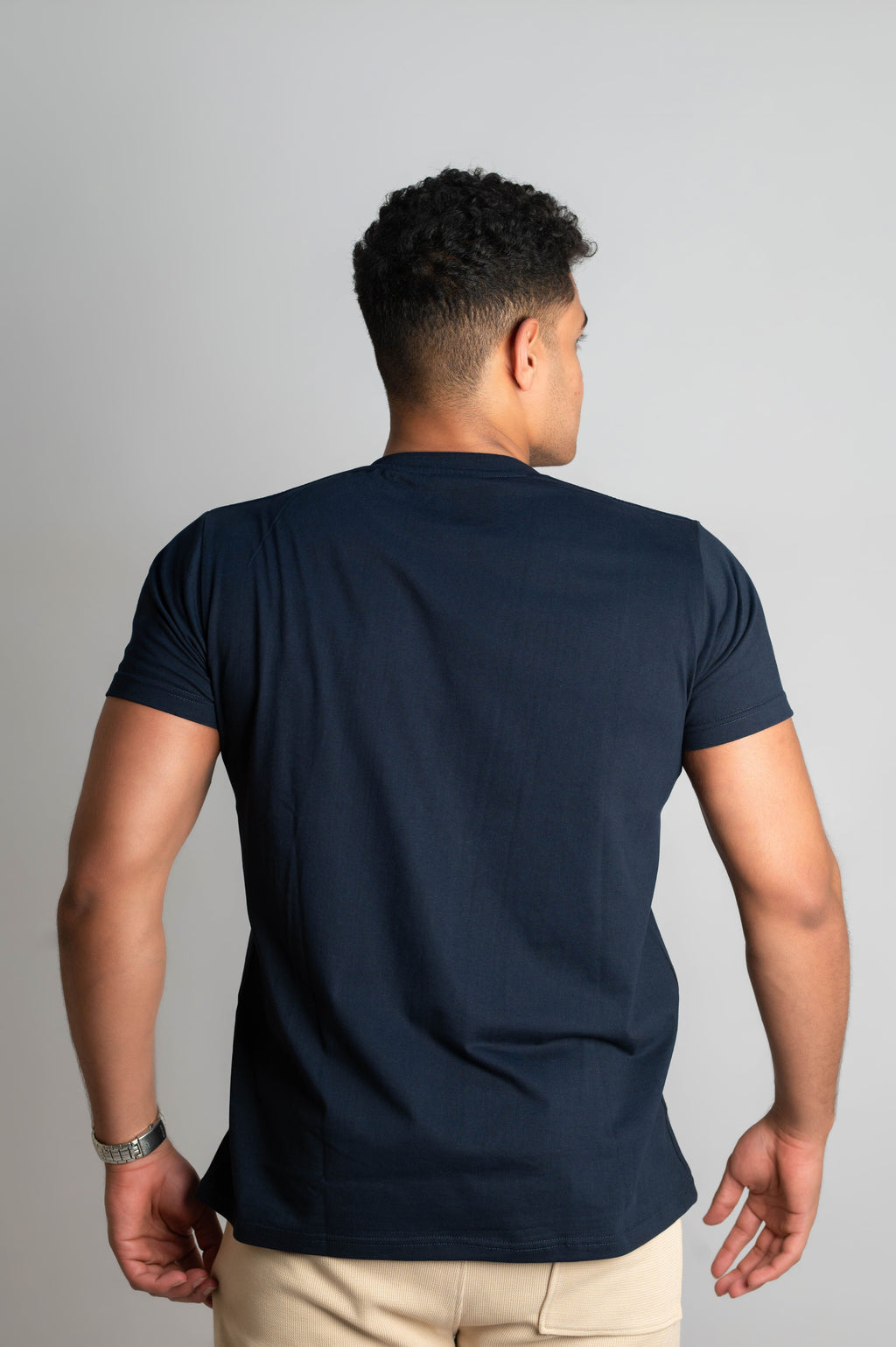 Navy blue Basic T-Shirt