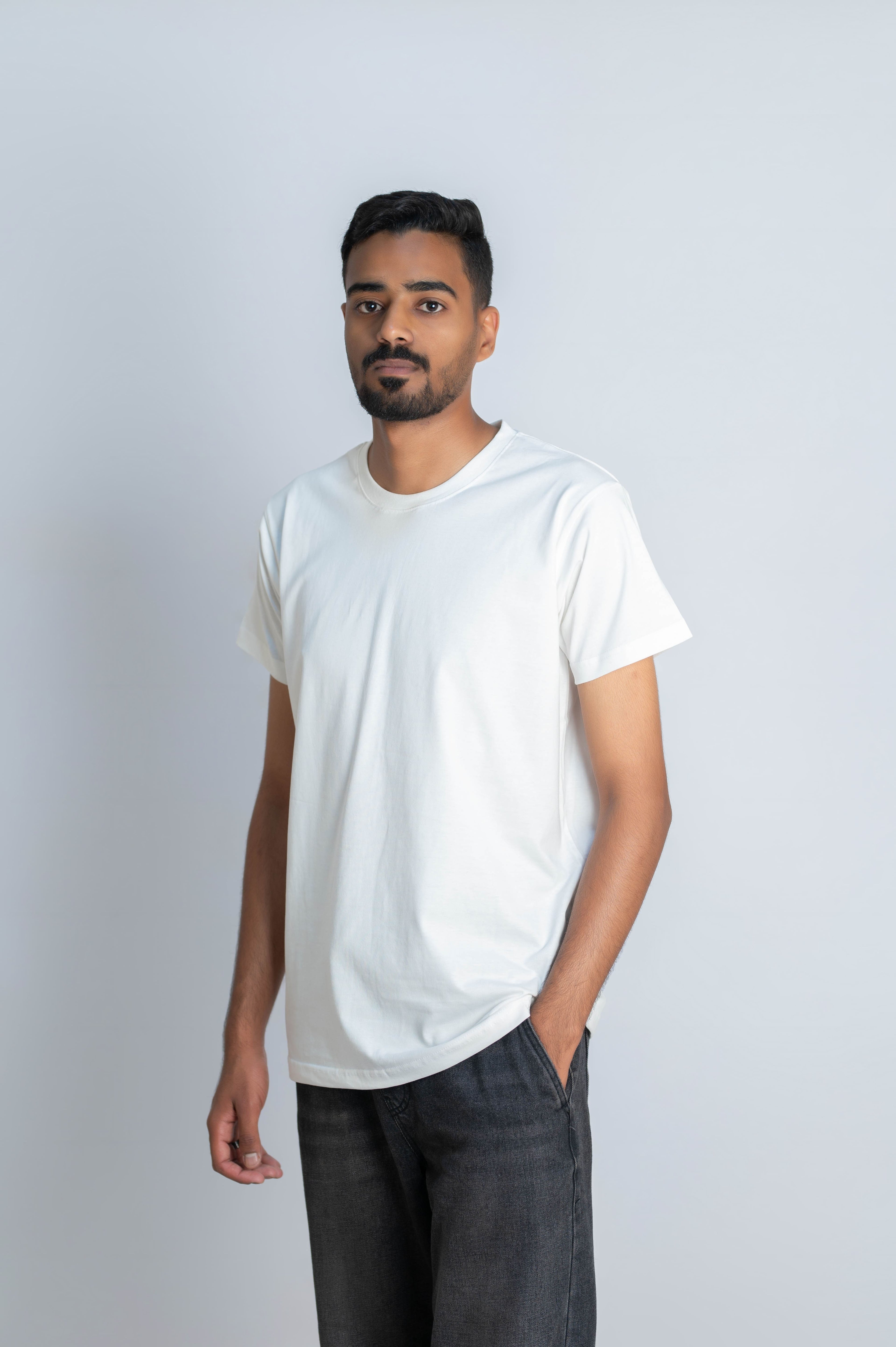White Basic T-Shirt