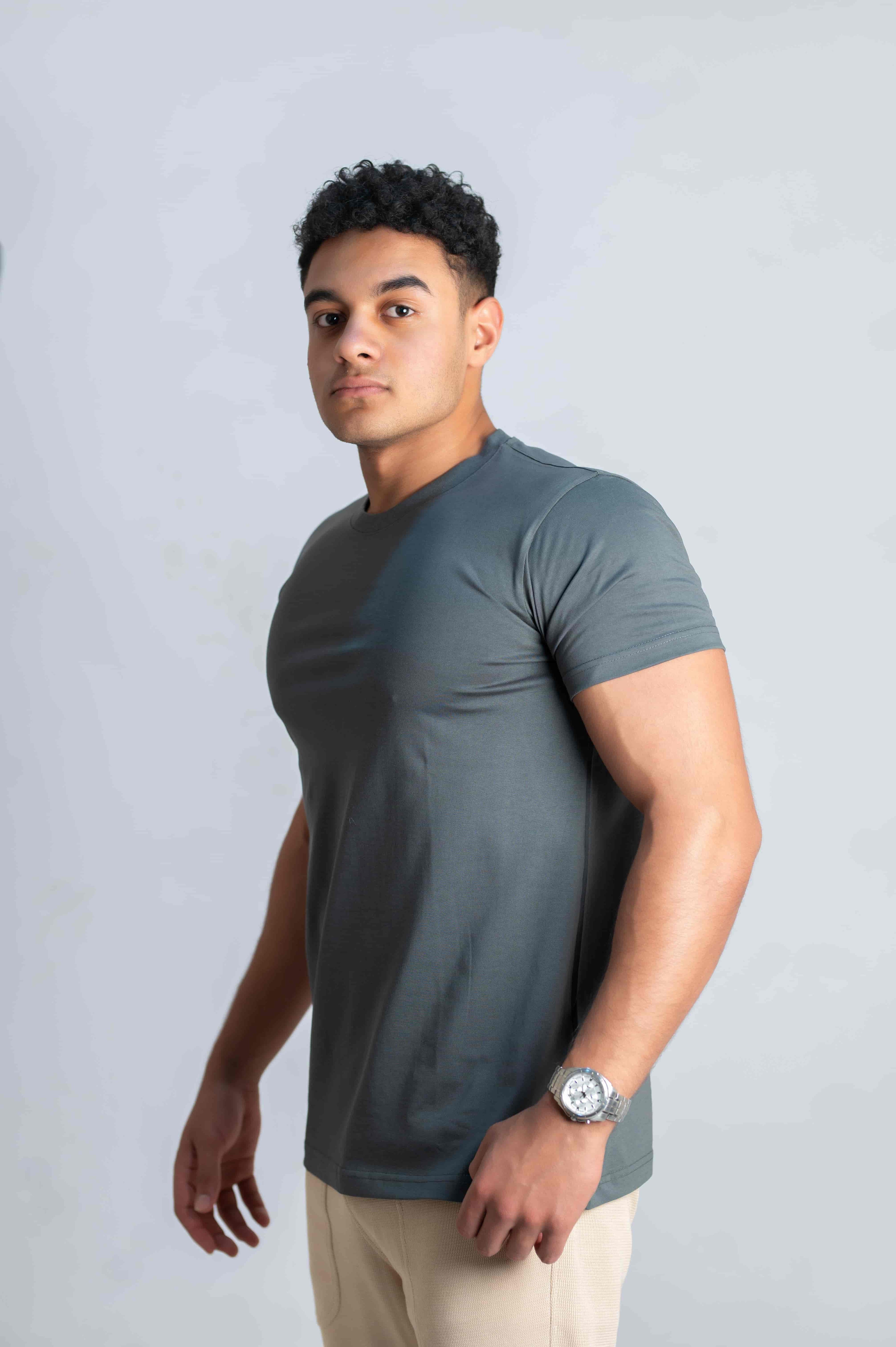 Iron Grey Basic T-Shirt