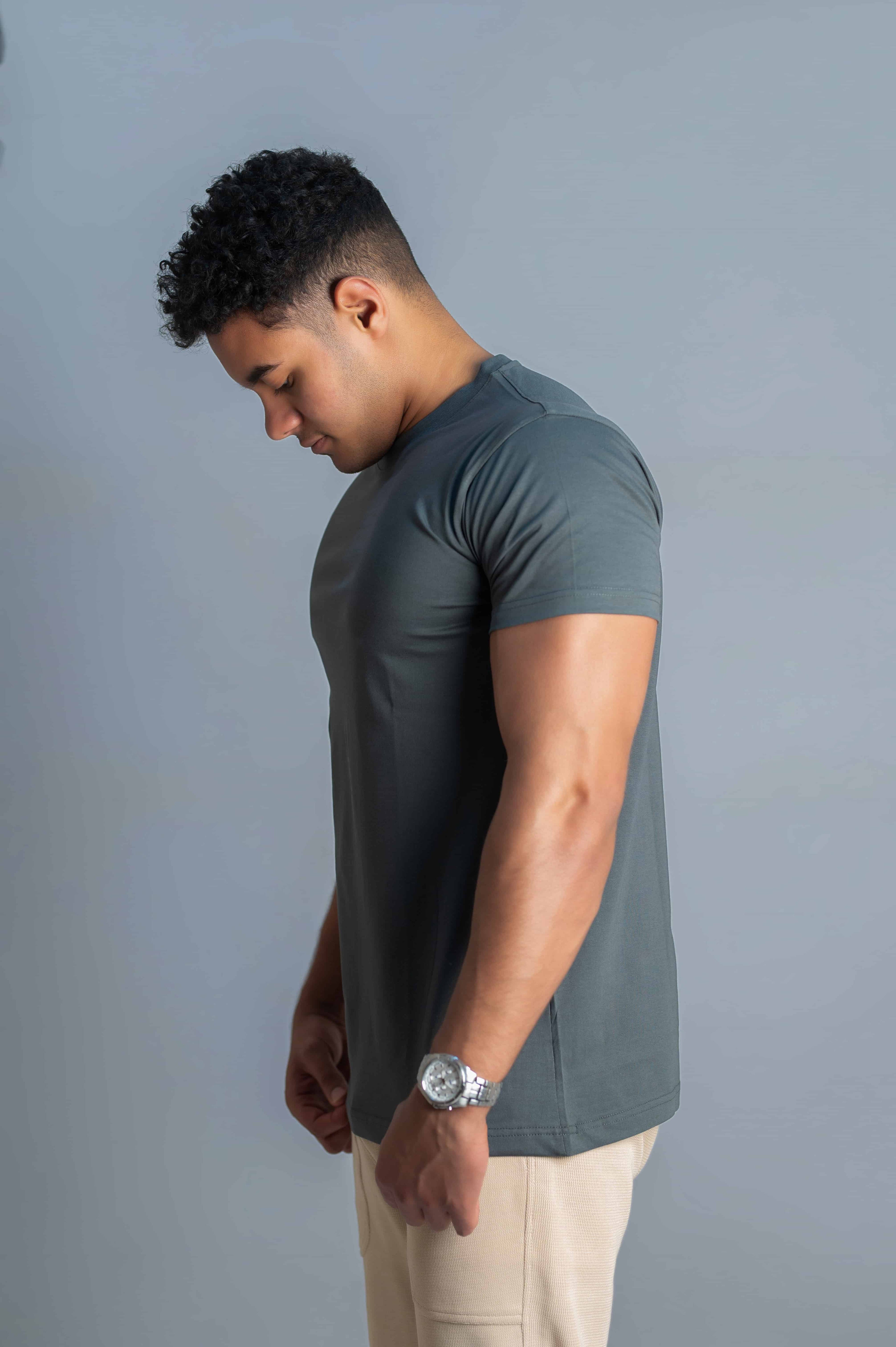 Iron Grey Basic T-Shirt