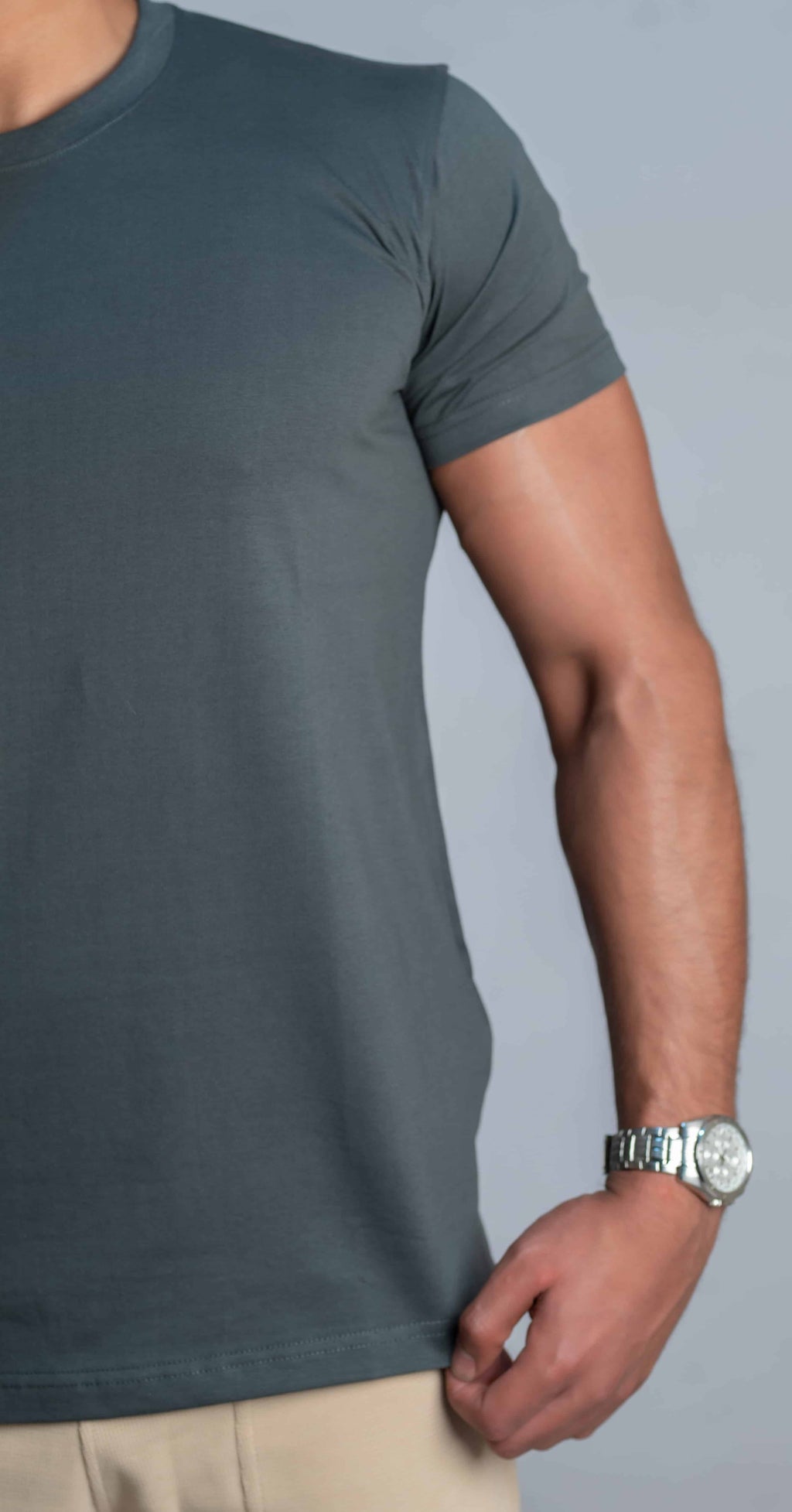 Iron Grey Basic T-Shirt