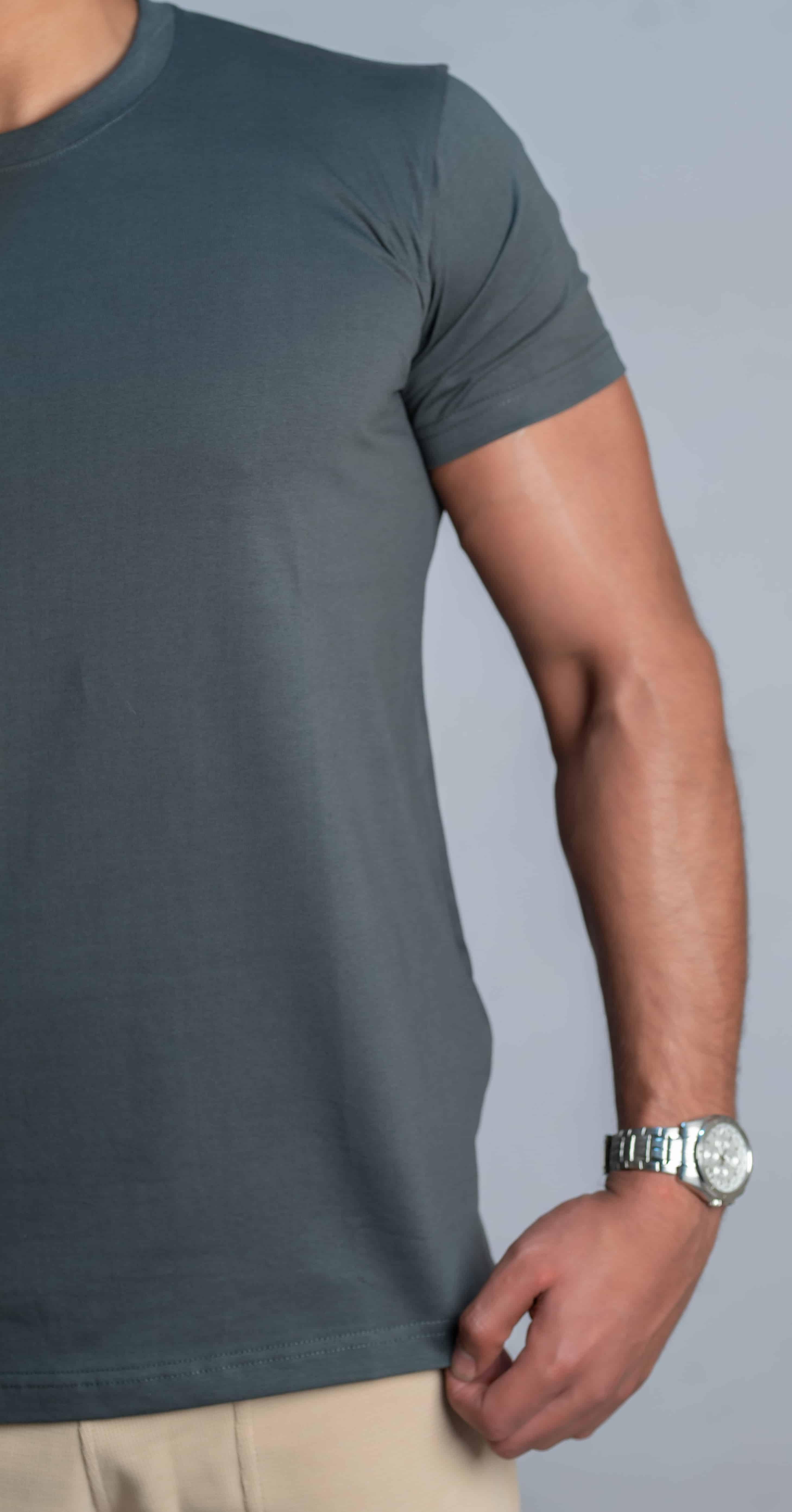 Iron Grey Basic T-Shirt