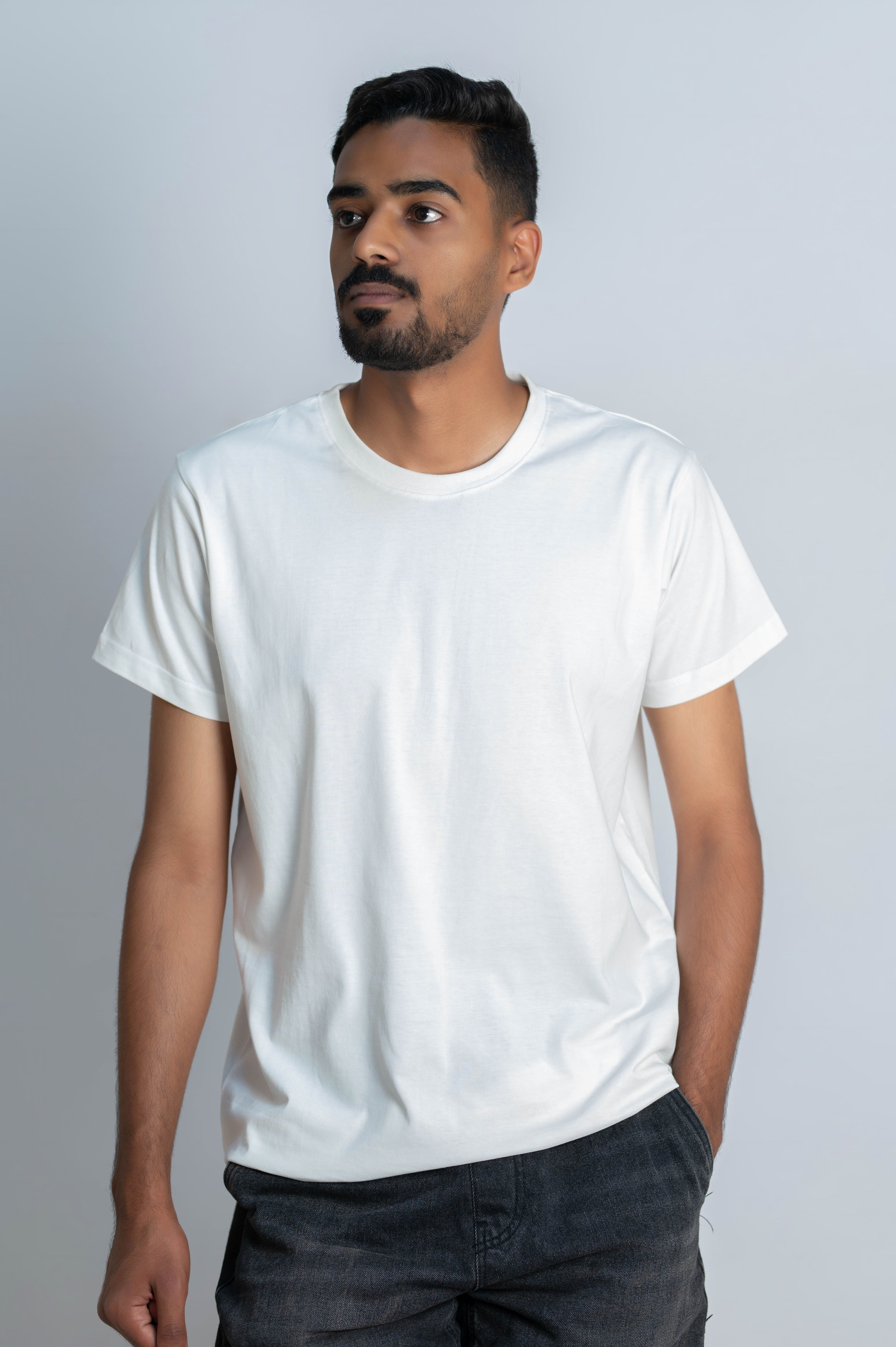 White Basic T-Shirt